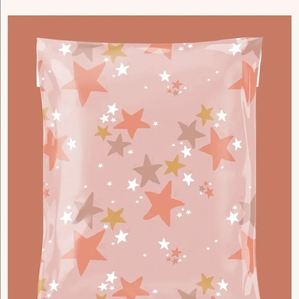 Poly Mailers STARS 6x9 10x13 14.5x19 30pcs 30stick